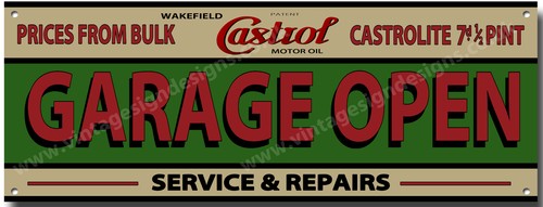 Castrol garage open service - garage,