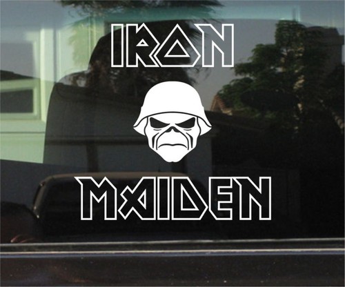 Iron maiden inch vinyl - vinyl, decal