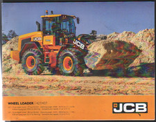 JCB 427 and 437 Wheel Loaders Brochure Leaflet