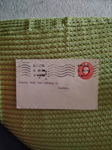 Envelope from schweppes ltd - envelope,