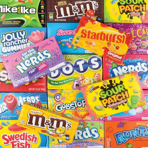 Usa import theatre box candy - import,