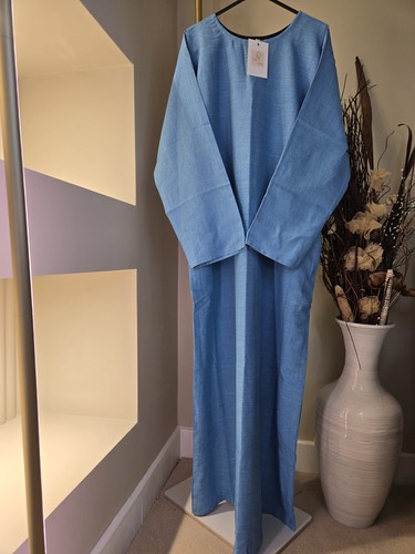 Modest dubai linen - abaya, with