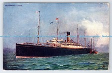 R780137 Celebrated Liners S S Cymric White Star Line Tuck Oilette 6228 1904