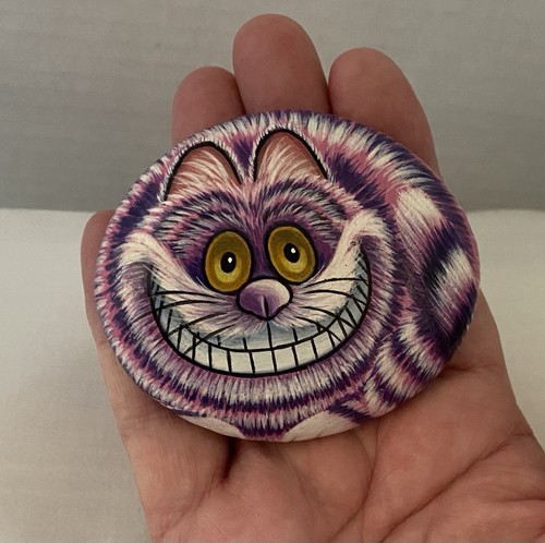 Hand painted cheshire cat sea - hand,