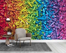 3D Gradient Color LEGO Bricks