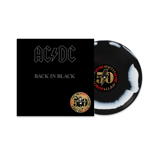 Back black 50th - ac/dc, black: