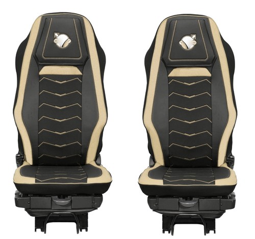 Black with beige eco - with,