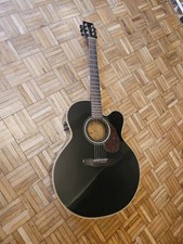 HUDSON HJ STX E BK ELECTRO ACOUSTIC GUITAR BLACK BBAND T35 