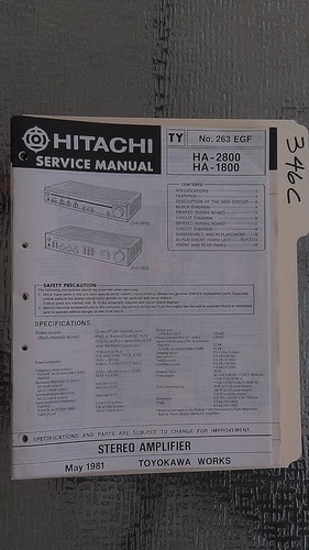 Hitachi 2800 1800 - ha-2800,