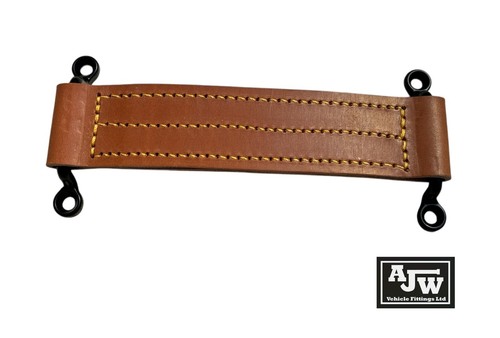 Leather door check - leather, strap