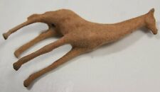 Vintage Flocked Metal Animal Figure / Giraffe Possibly Lead Maybe Timpo