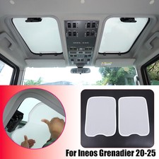White Glass Roof Sunshade