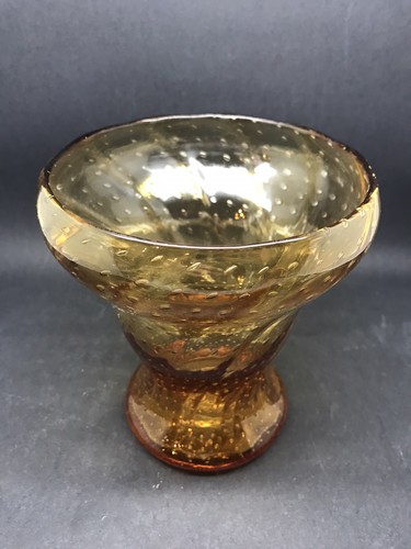 Vintage amber glass - glass, with