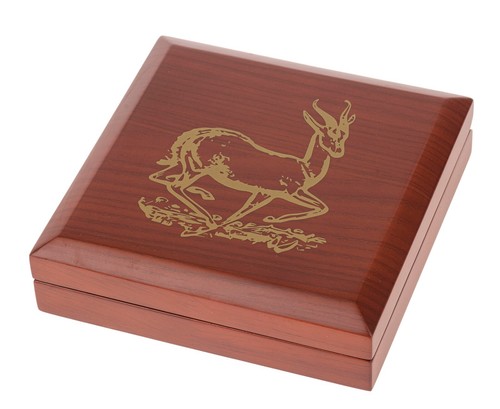 Coin box for krugerrand - for, type