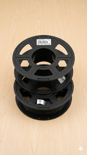 Empty reel spools heavy - x,