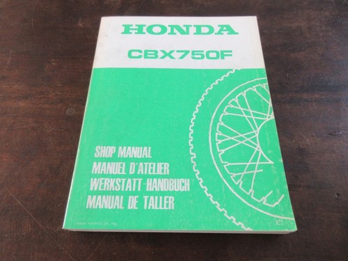 Honda cbx750f shop service - honda,
