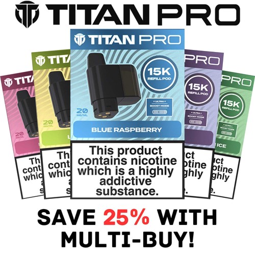 Titan pro 15k replacement pods - 15k,