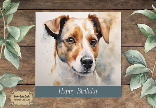 Dog 083 animal birthday card - 083,