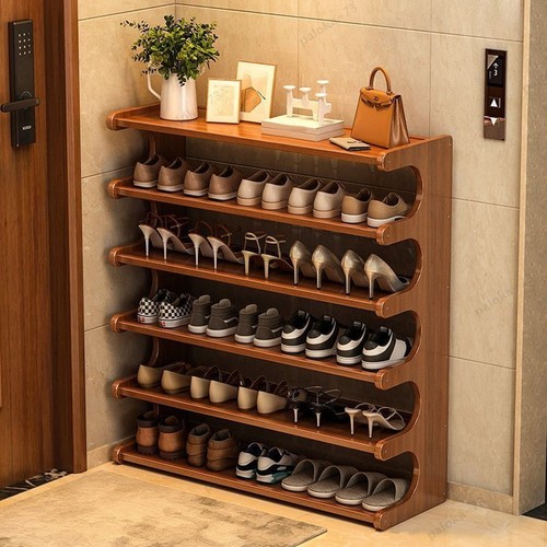 Tier wooden shoe rack - 6,