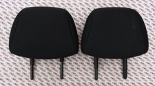 PEUGEOT 107 CITROEN C1 TOYOTA AYGO 05-14 PAIR OF REAR HEADRESTS BLACK