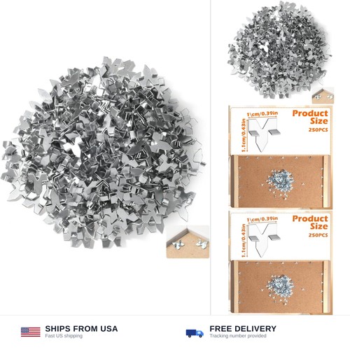 250 pcs glazing points metal - 250, points,