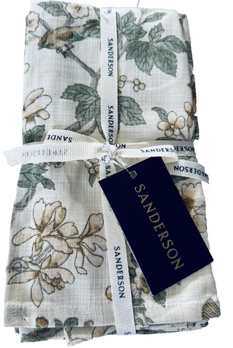 Sanderson fabric napkins - sanderson,