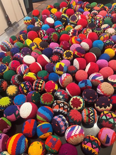 Multicolor hacky sack footbag - hacky,