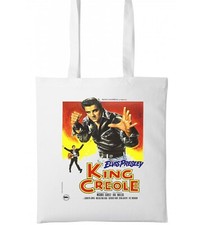 King Creole Retro Movie Poster Tote Bag Shopper re-usable Elvis Presley