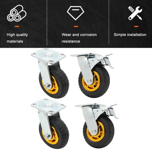 4pcs swivel castors 150mm - 4pcs,