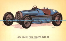 R485220 1934 Grand Prix Bugatti Type 59 J B Edwards Collectors Reproduction Pres