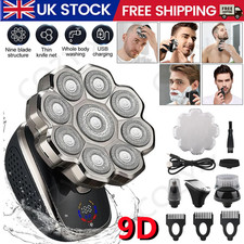 9D Bald Head Shavers 5 in1