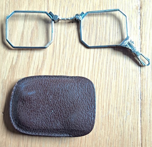 Vintage folding lorgnette - vintage,