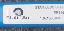 Static Arc Stainless Steel Tig Rods ( ERL316L) 1.6 MM X 1000MM - 4.6 Kg