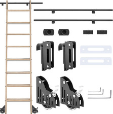 6.6 Ft Library Ladder Hardware
