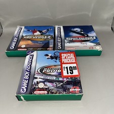 Gameboy Advance games X3 Tony hawks Matt Hoffman & Shaun palmer new not sealed 