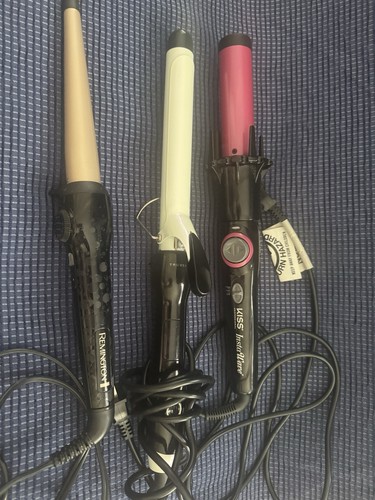 Ceramic curling wands pink - wands, in