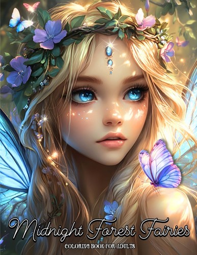 Midnight forest fairies - midnight,
