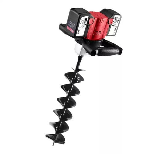Charging ground drill digging - charging,