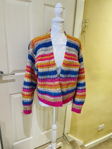 Rainbow striped oversized - tu,