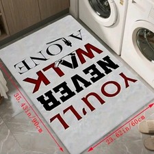 Liverpool Fc You'll Never Walk Alone Bath Mat, Laundry Mat, 900mm X 600mm