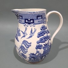 Vintage Wedgwood Willow Pattern Large Jug