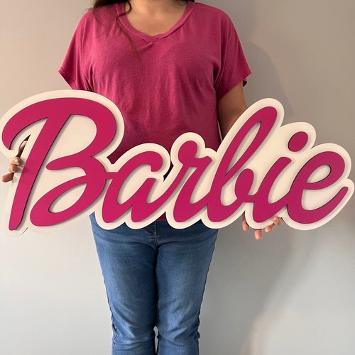 Barbie wooden backdrop decor - backdrop,