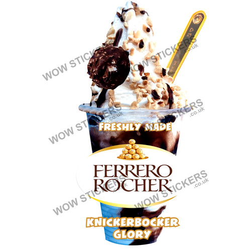 Ice cream van sticker - , ferrero