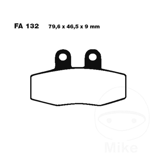 New ebc organic brake - new, pads