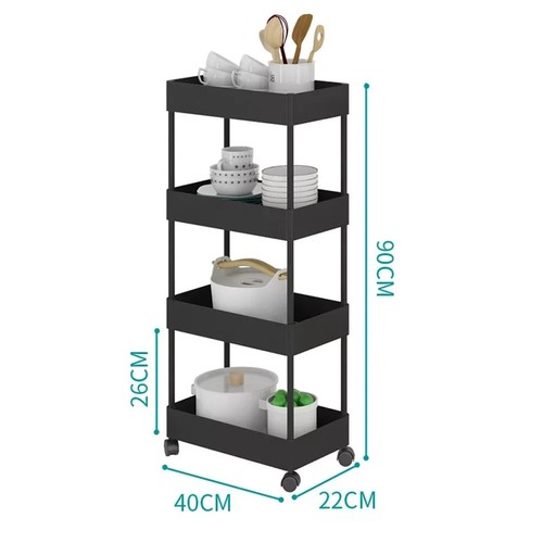 Utility basket trolley cart - utility,