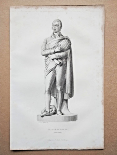 Statue robert burns - statue,