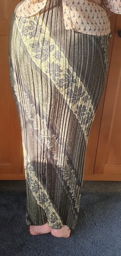 Boho batik maxi skirt - maxi,