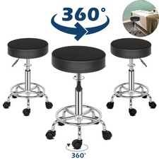 Adjustable Salon Stool Beauty Therapy Spa Hairdressing Tattoo Manicure Portable