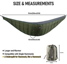 Outdoor Camping Hammock Under