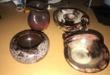 Ewenny pottery pieces candle - pieces,